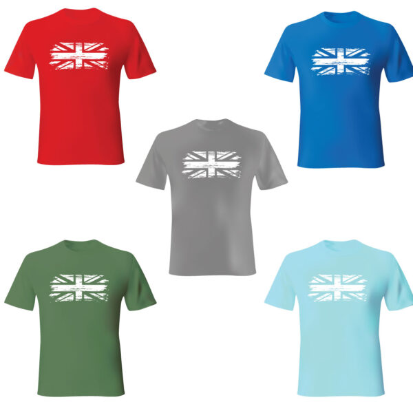 Union Jack T Shirt, British Flag T shirt, Union Flag cotton T shirt,